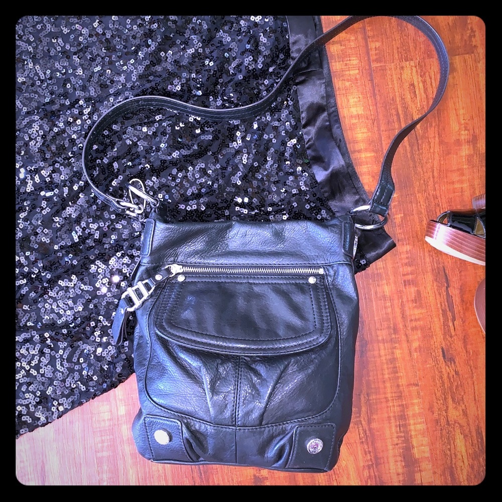 B. Makowsky leather crossbody bag